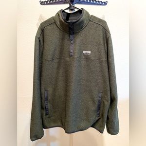 Eddie Bauer Quarter Snap - Midnight Green